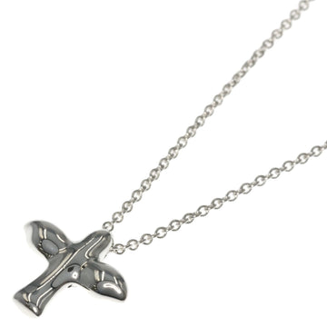 TIFFANY Bird Cross Necklace Silver Ladies &Co.