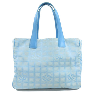 CHANEL New Line MM Tote Bag Nylon Jacquard Ladies