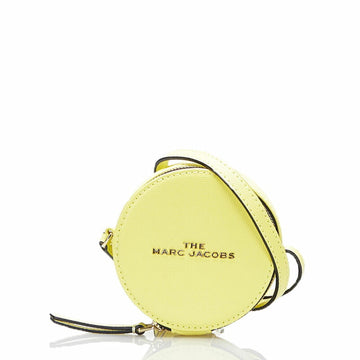 Marc Jacobs circle shoulder bag pochette yellow leather ladies MARC JACOBS