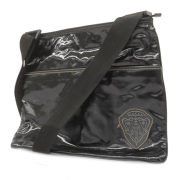 GUCCIAuth  Shoulder Bag 181093 Women's Coated Canvas Shoulder Bag Black