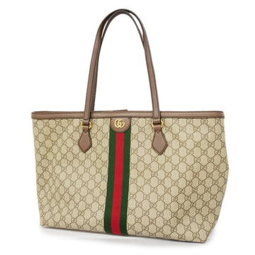 GUCCI tote bag offdia brown gold hardware ladies