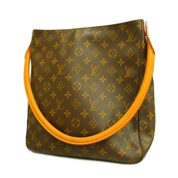 LOUIS VUITTON Shoulder Bag Monogram Looping GM M51145 Brown Ladies