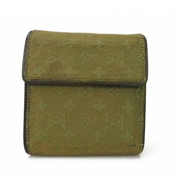 LOUIS VUITTON Wallet Monogram Khaki Green M92440 Portobier Carte Credit Ladies LV  mini