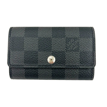 LOUIS VUITTON Multicle 6 Damier Graphite N62662 CT4137 Key Case Men's