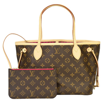 LOUIS VUITTON Neverfull PM Tote Bag Monogram Pivoine M41245