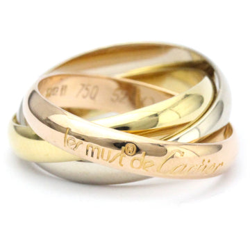 CARTIER Trinity Pink Gold [18K],White Gold [18K],Yellow Gold [18K] Fashion No Stone Band Ring