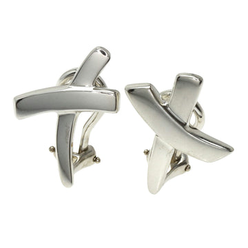 TIFFANY Kiss Earrings Silver Ladies &Co.