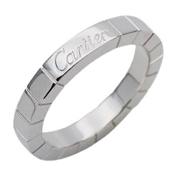 CARTIER Women's Ring 750WG Raniere White Gold #50 Approx. No. 10 Polished