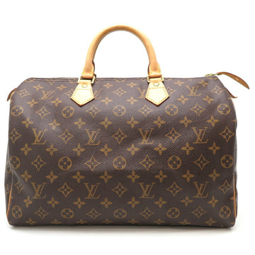 LOUIS VUITTON Speedy 35 Women's Handbag M41524 Monogram Monogram/Brown