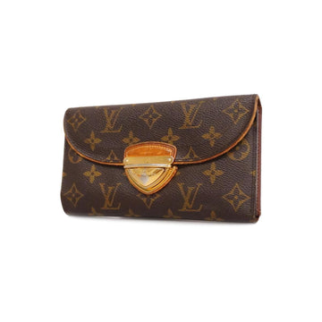 LOUIS VUITTON Trifold Long Wallet Monogram Portefeuille Genie M60123 Brown Ladies