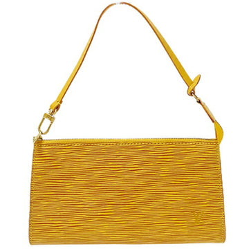 LOUIS VUITTON Pouch Epi Women's Hand Handbag Pochette Accessoire Tassili Yellow M52949
