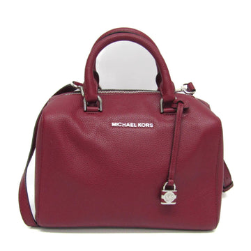 MICHAEL KORS 38F8CK3S2L Women's Leather Handbag,Shoulder Bag Wine