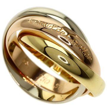 Cartier Trinity #51 Ring K18 Yellow Gold/K18WG/K18PG Women's CARTIER