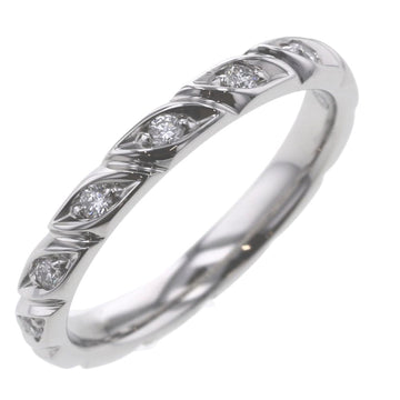 CHAUMET Ring Torsade 8P Width approx. 2.5mm Platinum PT950 Diamond Size 9.5 Women's