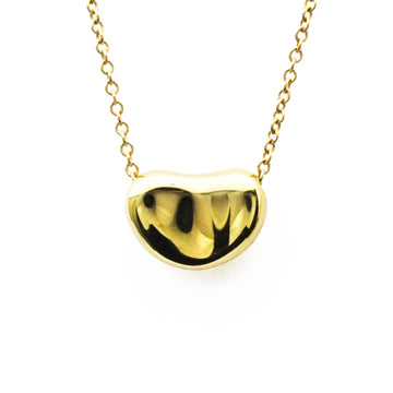 TIFFANY Bean Yellow Gold [18K] No Stone Women's Fashion Pendant Necklace [Gold]