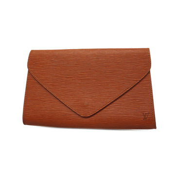 LOUIS VUITTONAuth  Epi Art Deco M52637 Women's Clutch Bag Kenyan Brown