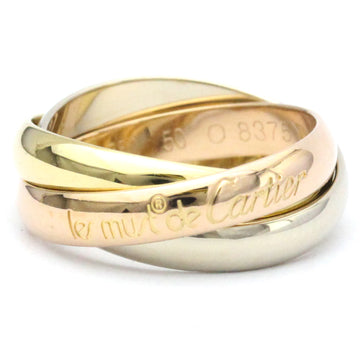 CARTIER Trinity Pink Gold [18K],White Gold [18K],Yellow Gold [18K] Fashion No Stone Band Ring Gold