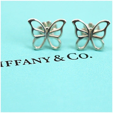 TIFFANY Earrings Butterfly Silver 925 &Co Ladies Post Type