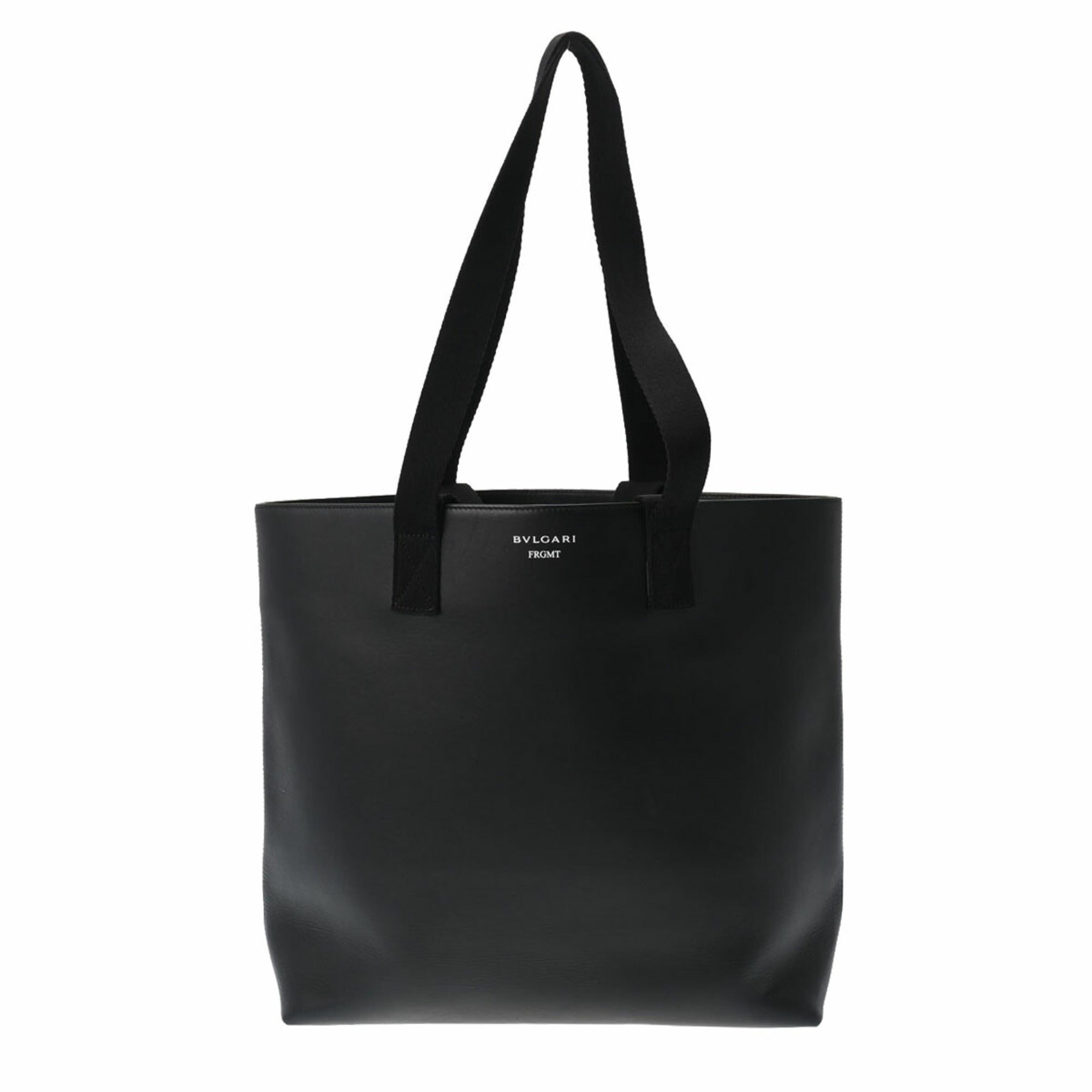 BVLGARI Fragment Collaboration Tote Black Women's Leather Bag