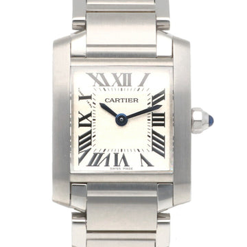 CARTIER Tank Francaise Stainless Steel Women's Watch W51008Q3 [3217]