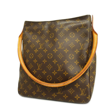 LOUIS VUITTON Shoulder Bag Monogram Looping GM M51145 Brown Ladies