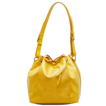 LOUIS VUITTON Epi Petit Noe Shoulder Bag M44109 Tassili Yellow Leather Women's