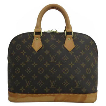 Louis Vuitton Bag Monogram Alma Brown Canvas Leather Handbag Tote Ladies M51130