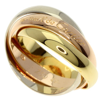 CARTIER Trinity #49 Ring K18 Yellow Gold K18PG K18WG Women's