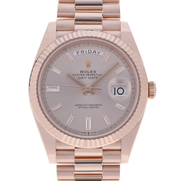 ROLEX Day Date 228235 Men's RG Watch Automatic Winding Sundust Dial