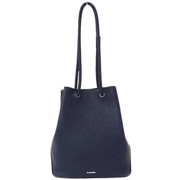 JIL SANDER Bag Women's Tote Handbag J-SHOPPER Leather Navy Blue