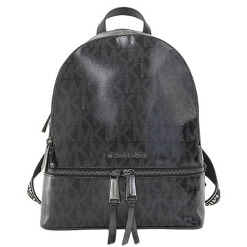 MICHAEL KORS Patent Rucksack Backpack 30T9UEZB2B Black Ladies
