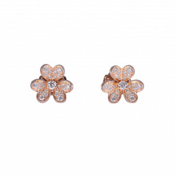 VAN CLEEF & ARPELS Frivole Mini Earrings/Earrings K18PG Pink Gold