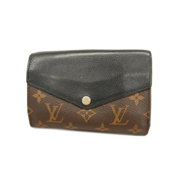 LOUIS VUITTON Wallet Monogram Portefeuille Pallas Compact M60990 Brown Noir Men's Women's