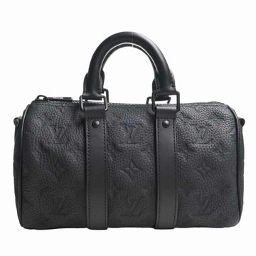 LOUIS VUITTON Taurillon Keepall Bandouliere 25 Handbag M20900 Black