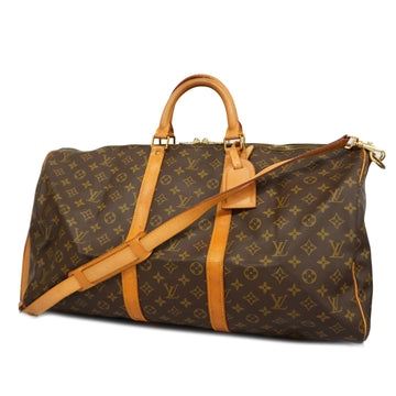 LOUIS VUITTONAuth  Monogram Keepall Bandouliere 55 M41414 Men,Women,Boston Bag