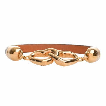 LOUIS VUITTON Monogram Say Yes Bracelet #17 M6758 Brown Ladies