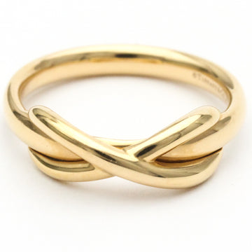 TIFFANY Infinity Ring Pink Gold [18K] Fashion No Stone Band Ring