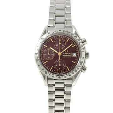 OMEGA Speedmaster Date 3511 61 Marui Limited Chronograph Men's Watch Wine Red Dial Automatic Winding