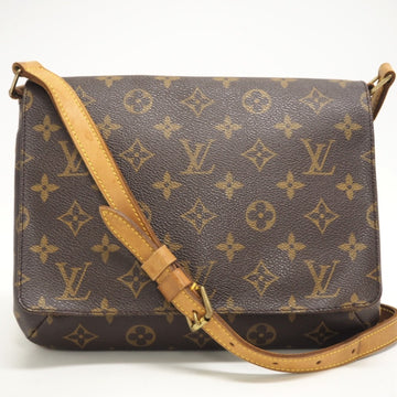 LOUIS VUITTON M51257 Musette Tango Monogram Shoulder Bag Brown Women's