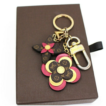 LOUIS VUITTON Keychain Charm Portocre Blooming Flower Monogram x Pink M63084  Women's Key Ring