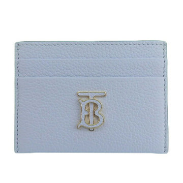 BURBERRY Leather TB Card Case 8066896 Blue Ladies