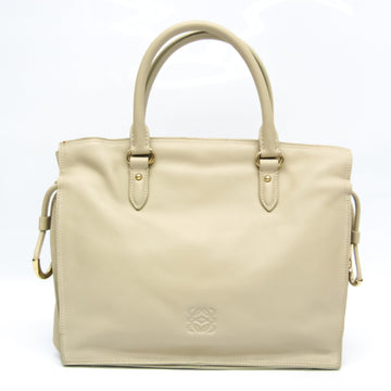 LOEWE Flamenco Knot Women's Leather Handbag,Tote Bag Light Beige