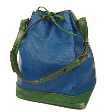 LOUIS VUITTON[3ye4960]Auth  Shoulder Bag Epi Noe M44044 Borneo Green/Toledo Blue