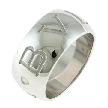 BVLGARI Ring No. 14 18K K18 White Gold Women's