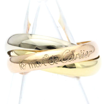 CARTIER Trinity Pink Gold [18K],White Gold [18K],Yellow Gold [18K] Fashion No Stone Band Ring Gold