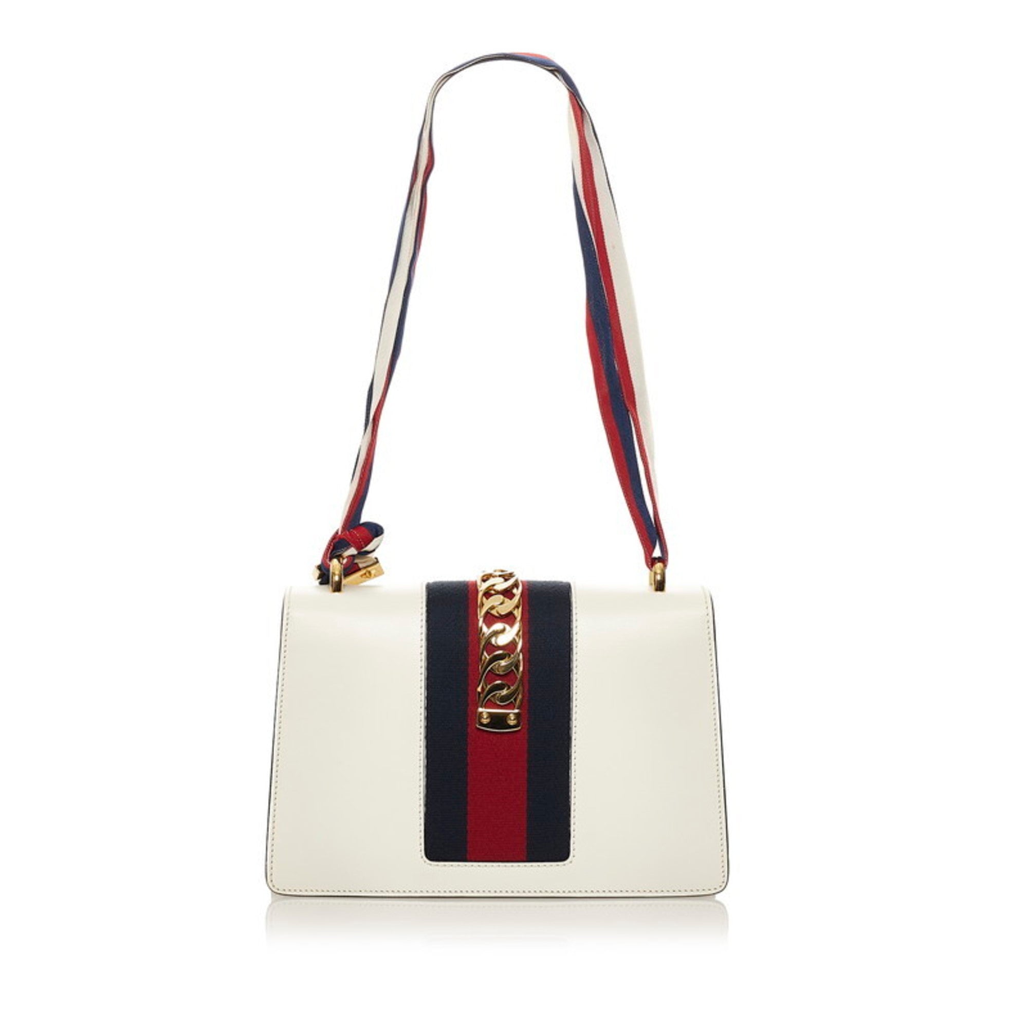 Gucci red white and clearance blue bag