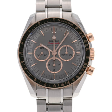 OMEGA Speedmaster Tokyo 2020 Olympics 522.20.42.30.06.001 Men's Sedona Gold SS Watch Automatic Winding Gray Dial