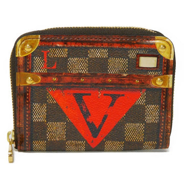 LOUIS VUITTON Wallet/Coin Case Transformed Zippy Coin Purse Trompe L'oeil 18AW Damier Trunk Time M52745 Men's Women's