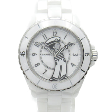 CHANEL Mademoiselle J12 La Pausa Wrist Watch Watch Wrist Watch H7481 Mechanical Automatic White ceramic H7481