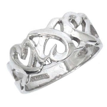 TIFFANY Loving Heart Ring Silver Paloma Picasso No. 12 Ag 925 &Co. Women's